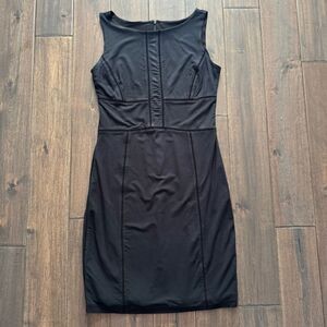 Ann Taylor Black Sleeveless Shift Dress 4